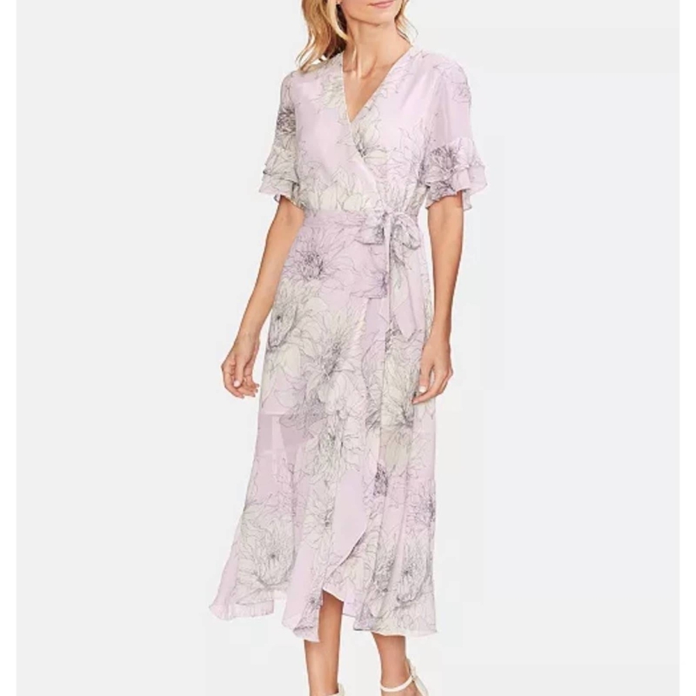 Vince Camuto Elegant Floral Dress